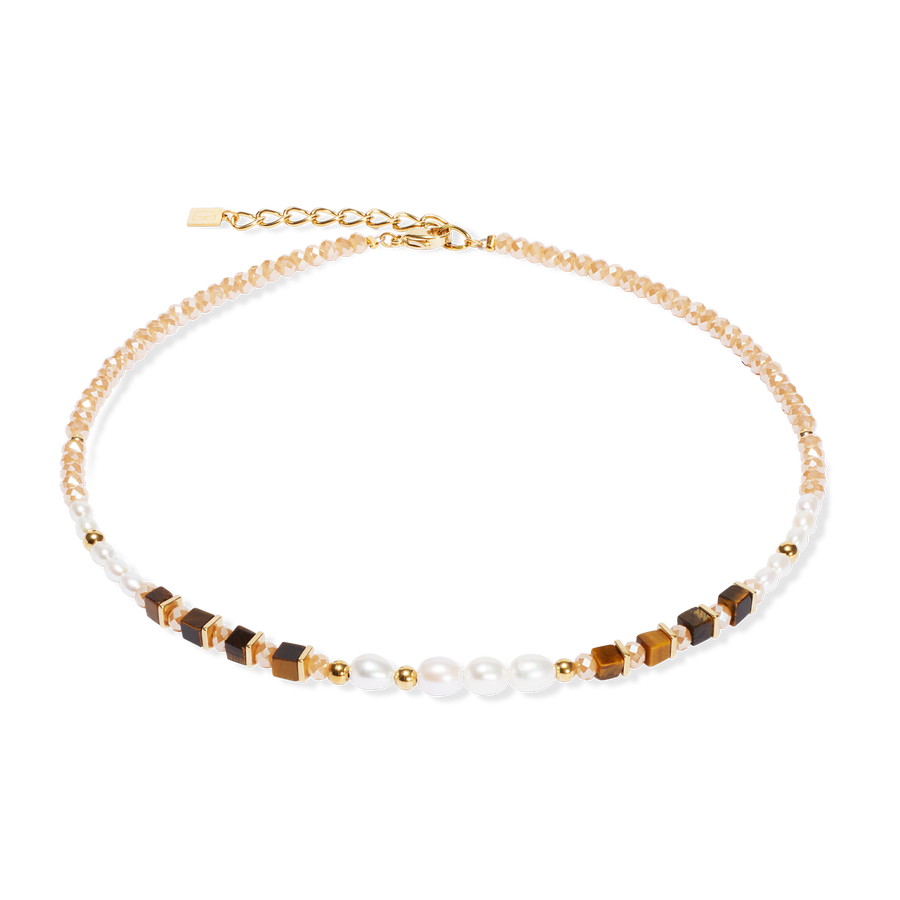 Collier Cosmic Pearls deep or
