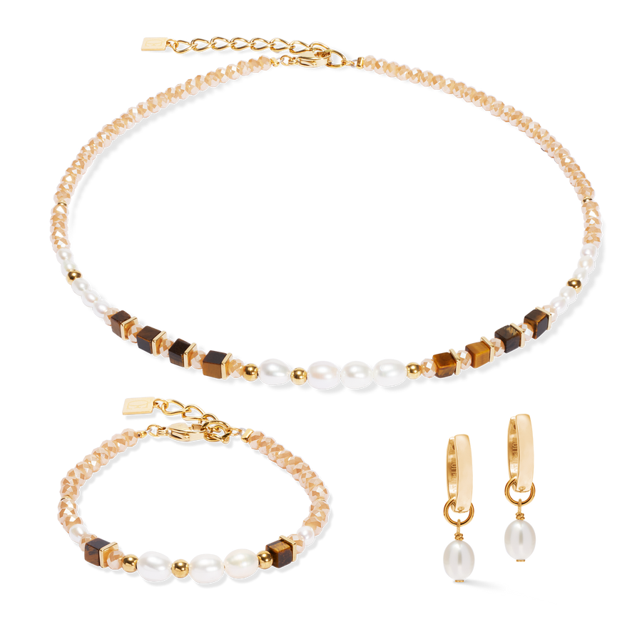 Collier Cosmic Pearls deep or