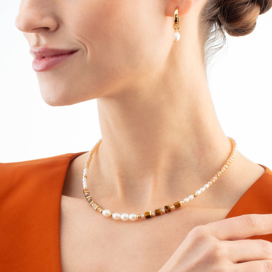Collier Cosmic Pearls deep or
