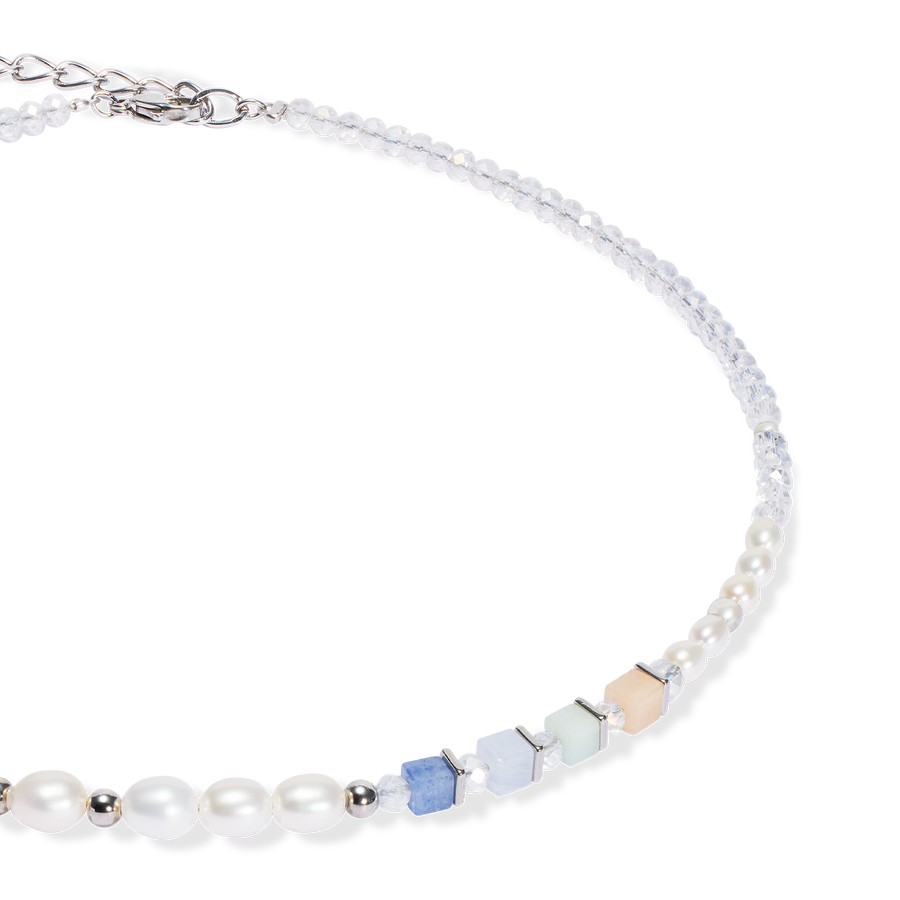 Collier Cosmic Pearls soft argent