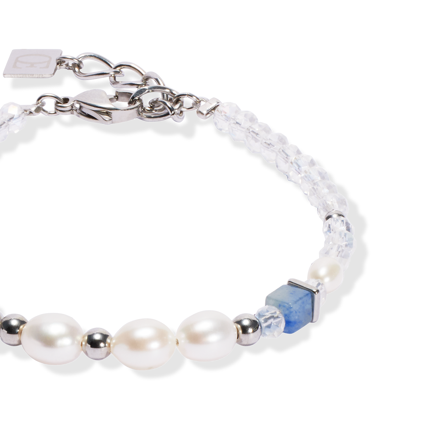 Bracelet Cosmic Pearls soft argent