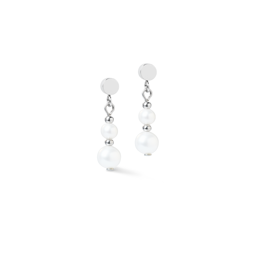 Boucles d'oreilles Pearl Drop argent
