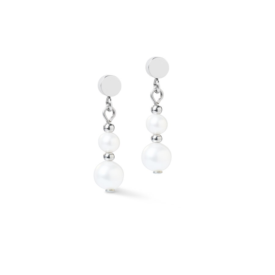 Boucles d'oreilles Pearl Drop argent