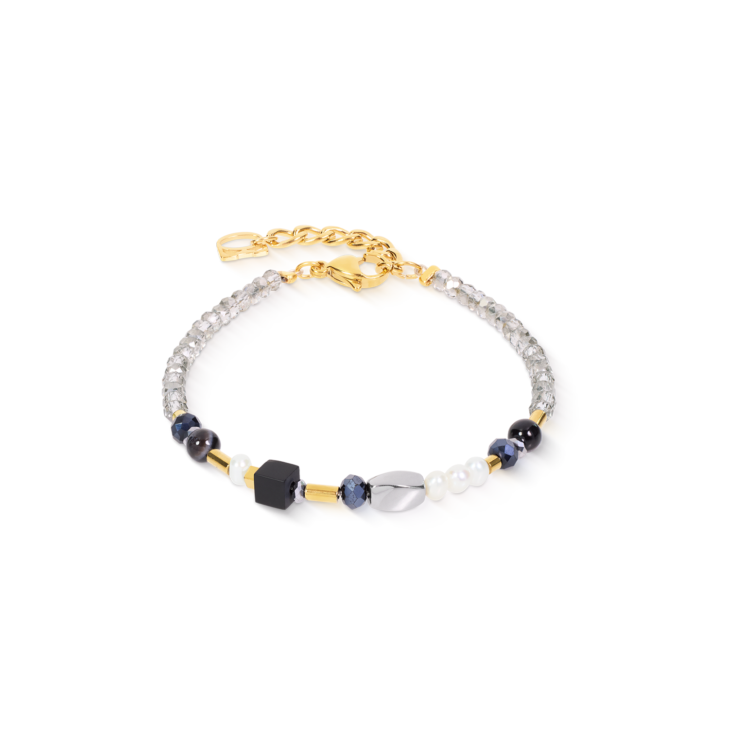 Bracelet Mosaic Night doré