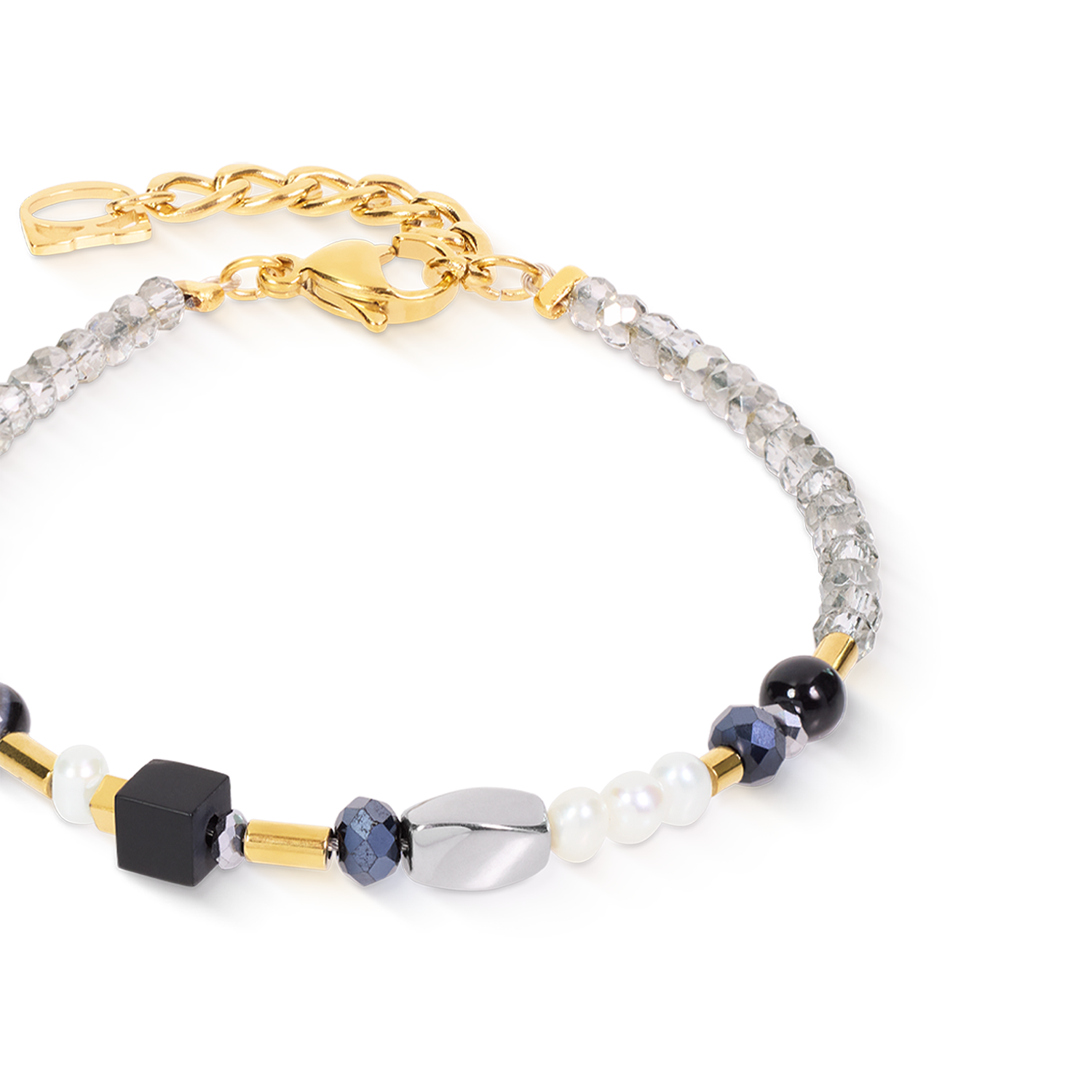 Bracelet Mosaic Night doré