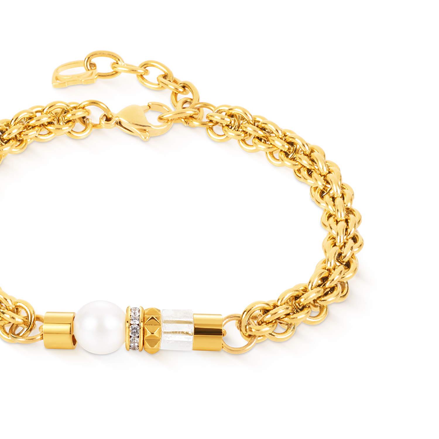 Bracelet Structure doré