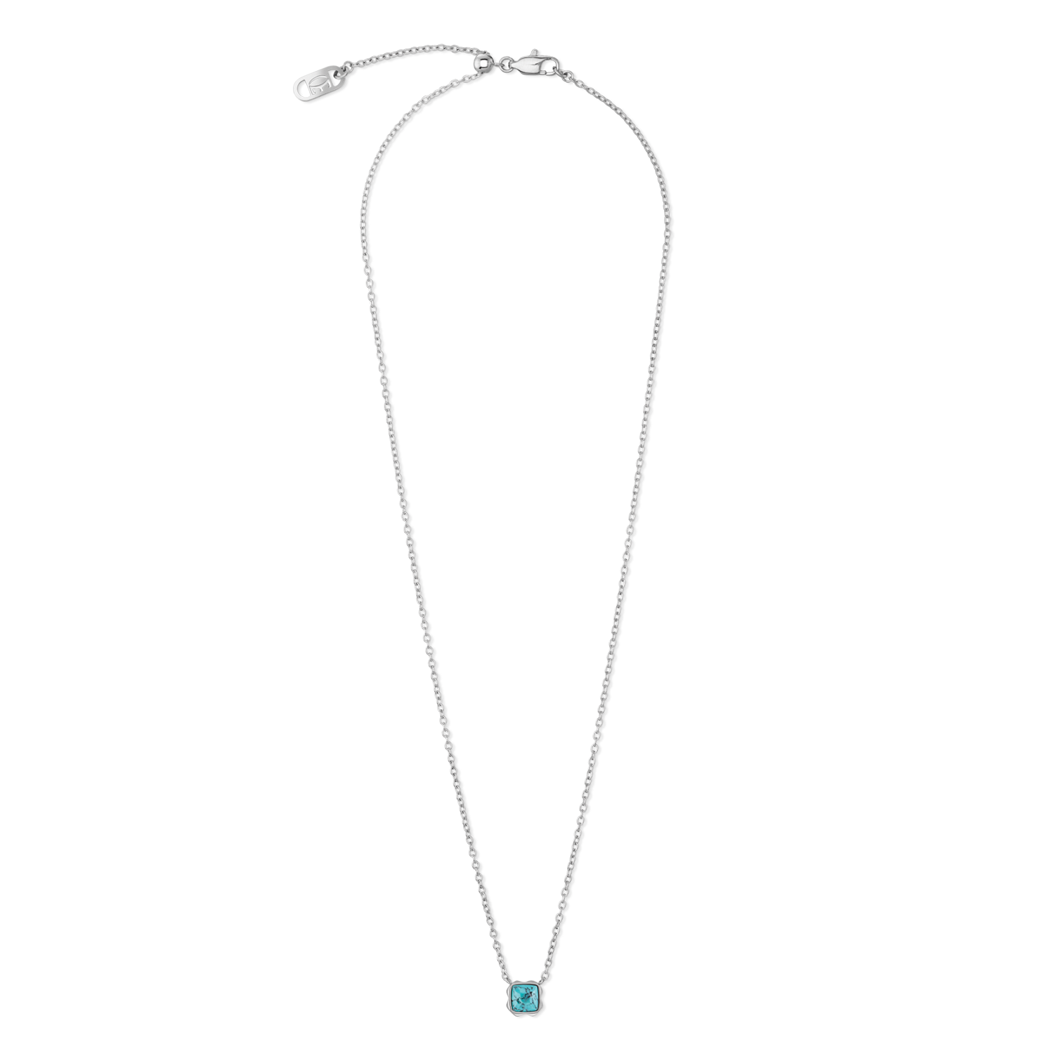 Birthstone Décembre Collier Turquoise Argent