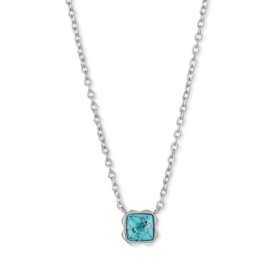 Birthstone Décembre Collier Turquoise Argent