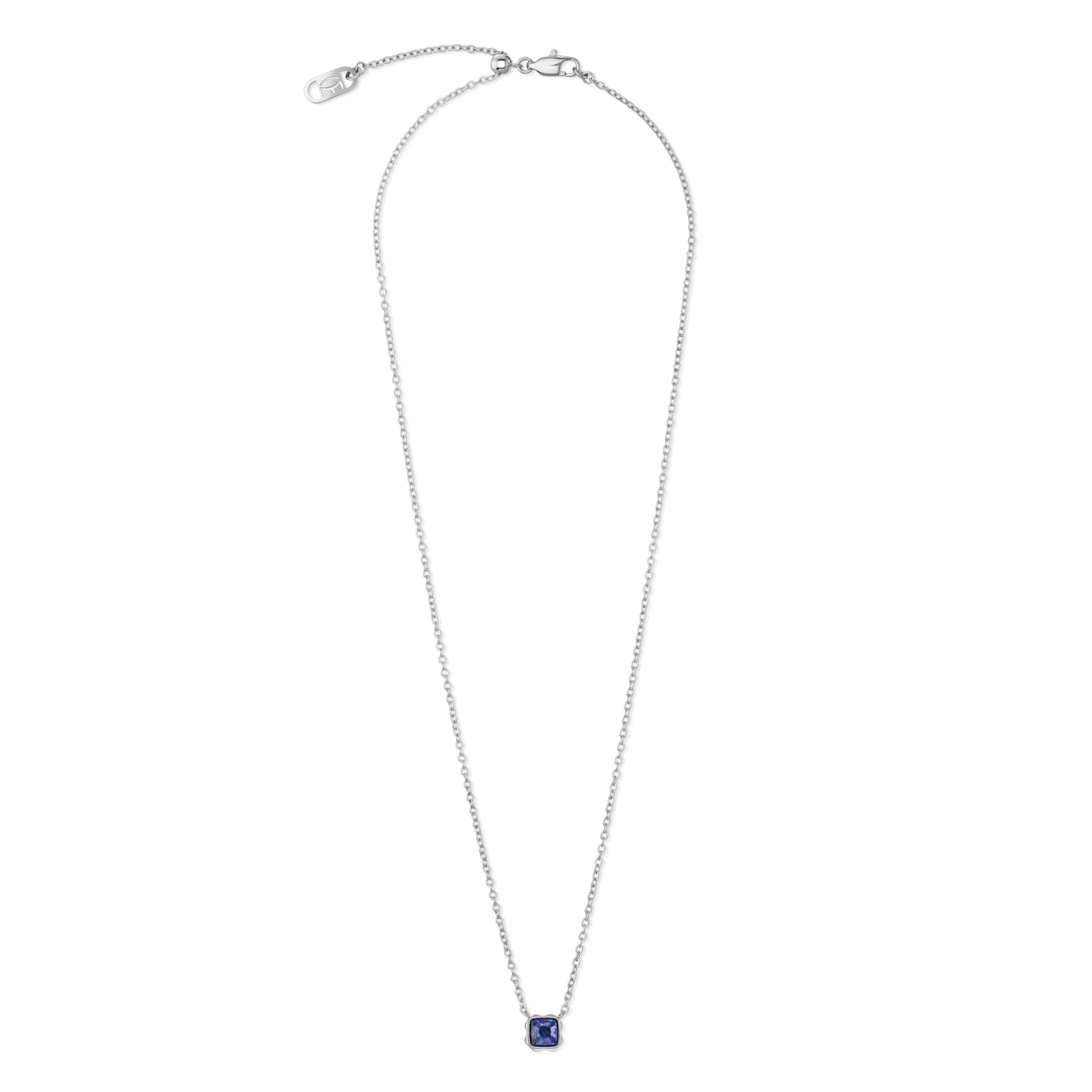 Birthstone Septembre Collier Lapis-lazuli Argent
