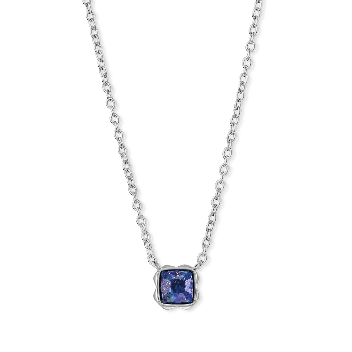 Birthstone Septembre Collier Lapis-lazuli Argent