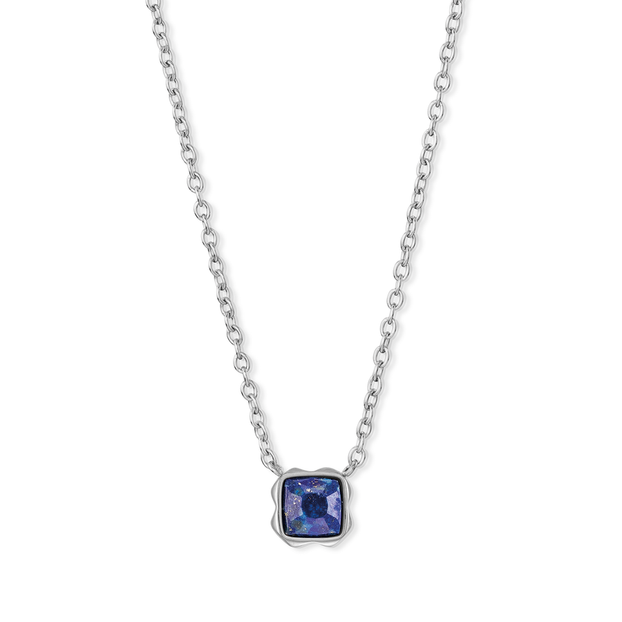 Birthstone Septembre Collier Lapis-lazuli Argent