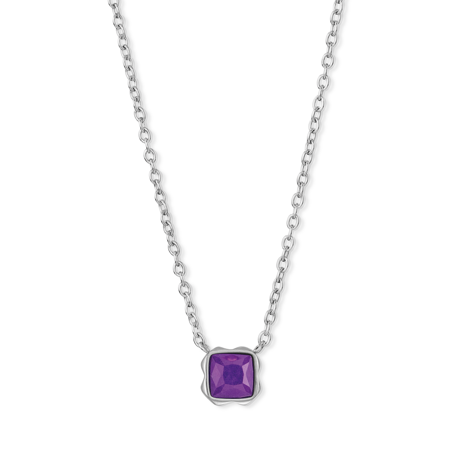 Birthstone Février Collier Sugilite Argent