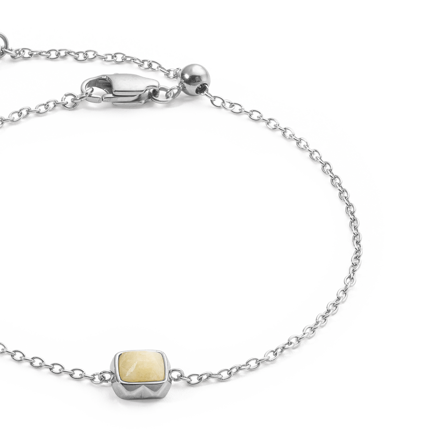 Birthstone Novembre Bracelet Citrine Argent