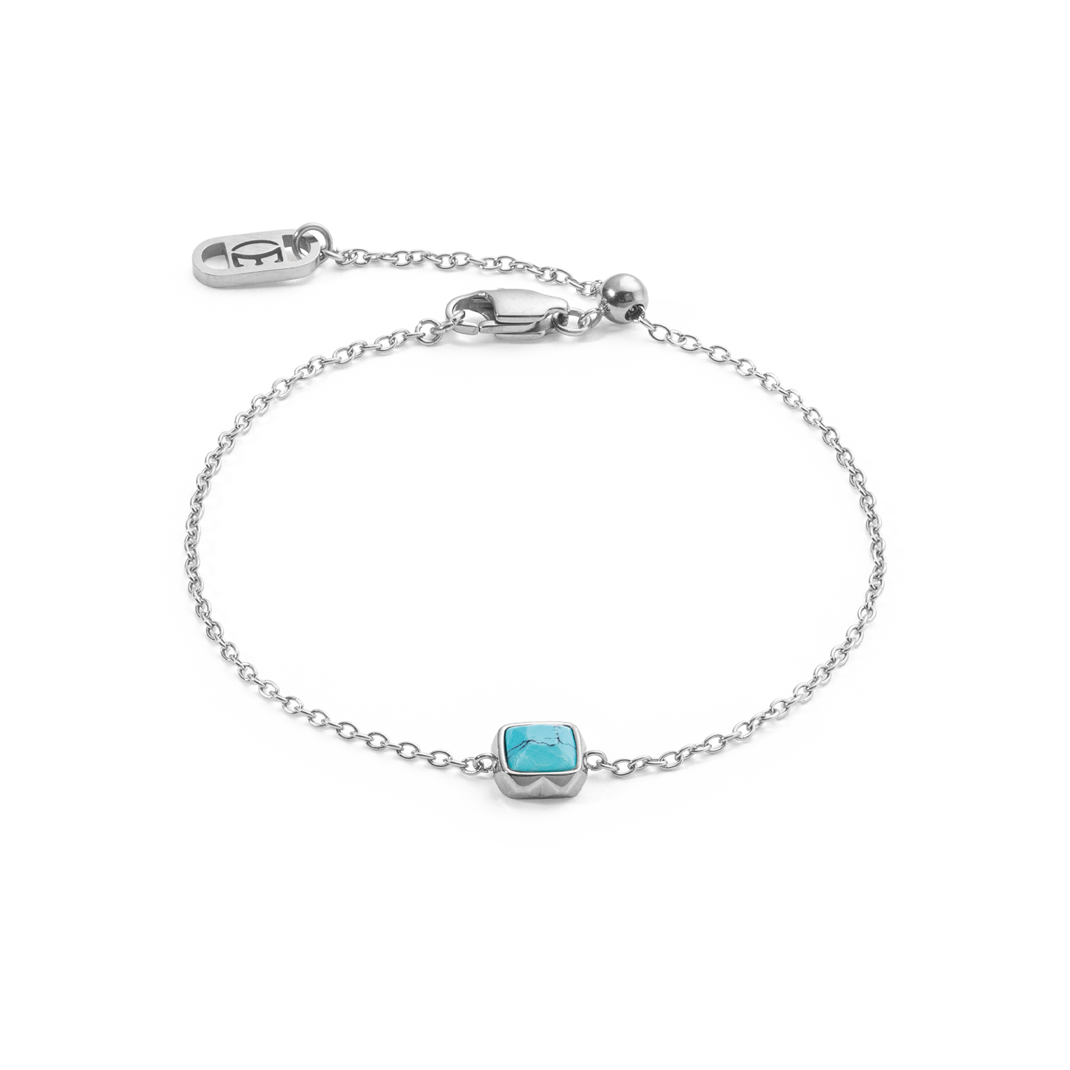 Birthstone Décembre Bracelet Turquoise Argent