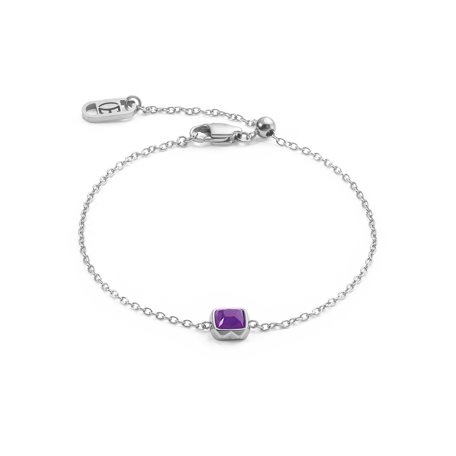 Birthstone Février Bracelet Sugilite Argent