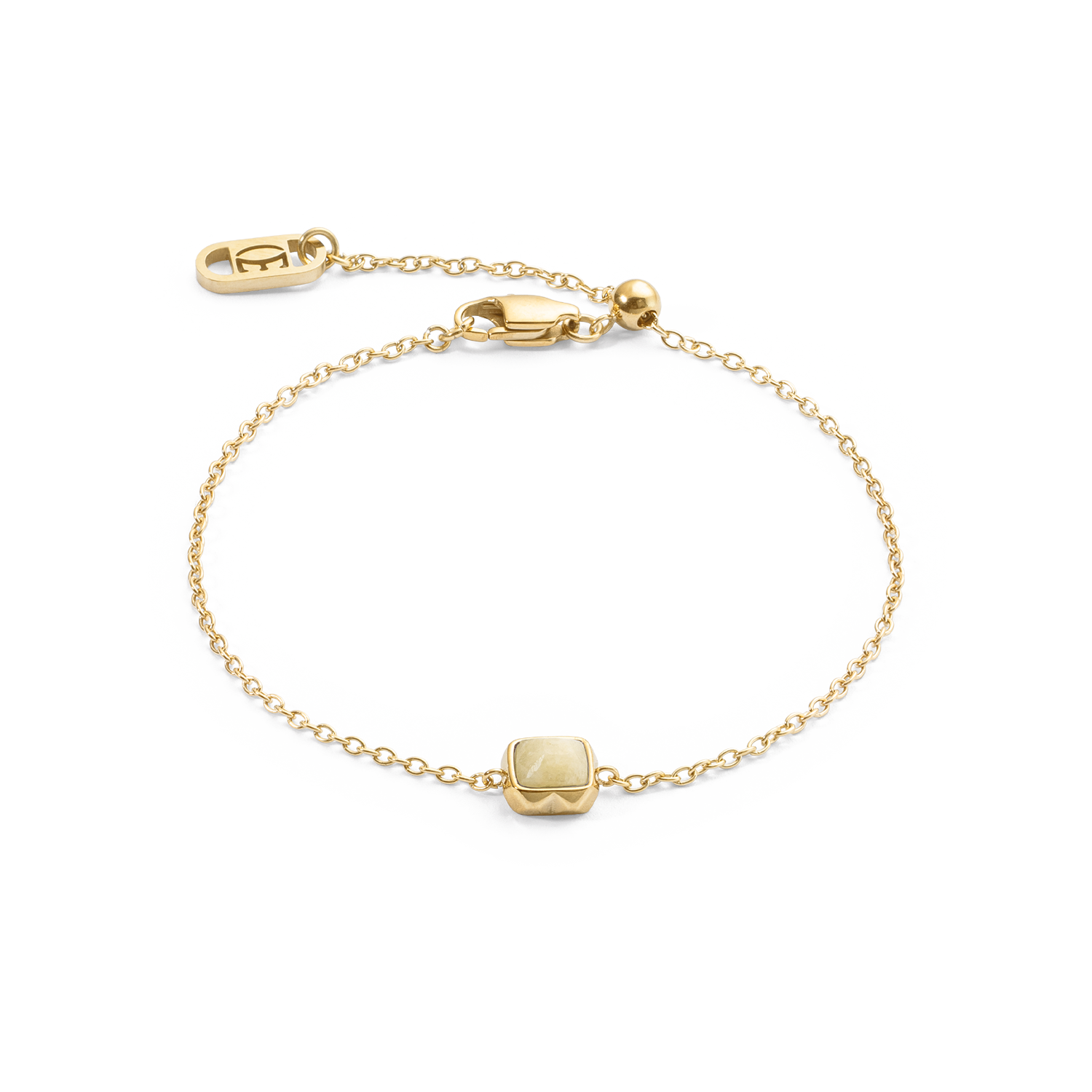 Birthstone Novembre Bracelet Citrine Or