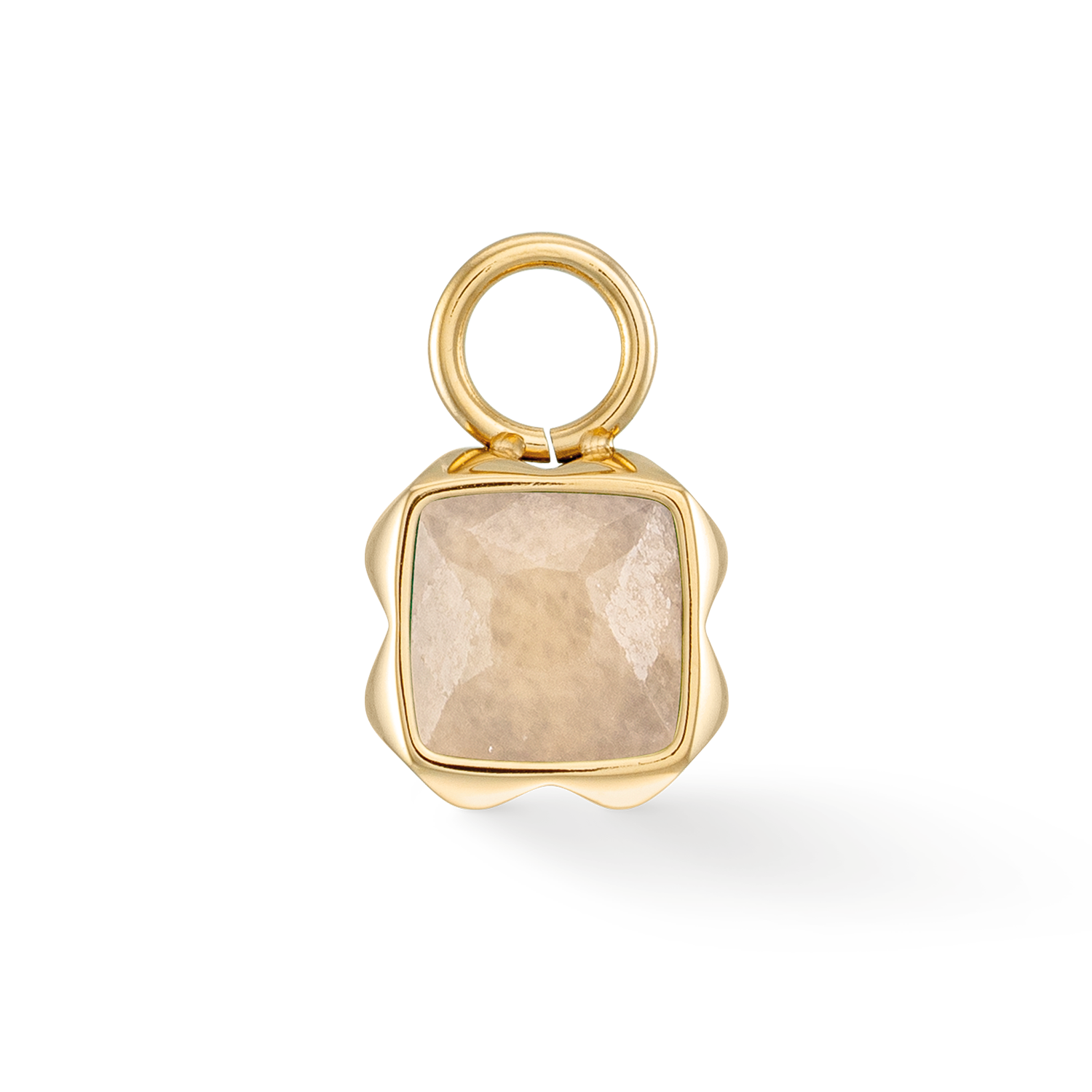 Birthstone Juin Charm Crème Jade Or