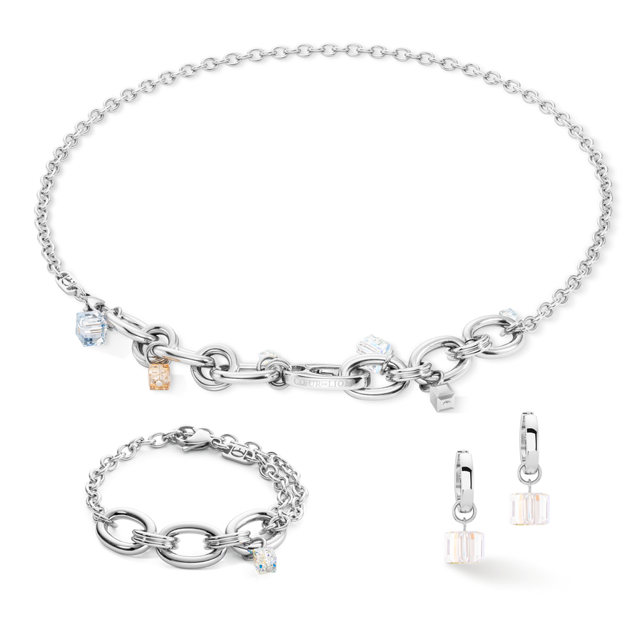 Collier Chunky Chain Runway Exlusive argent