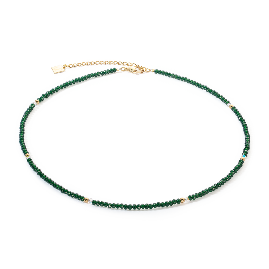Collier Little Twinkle or-vert foncé