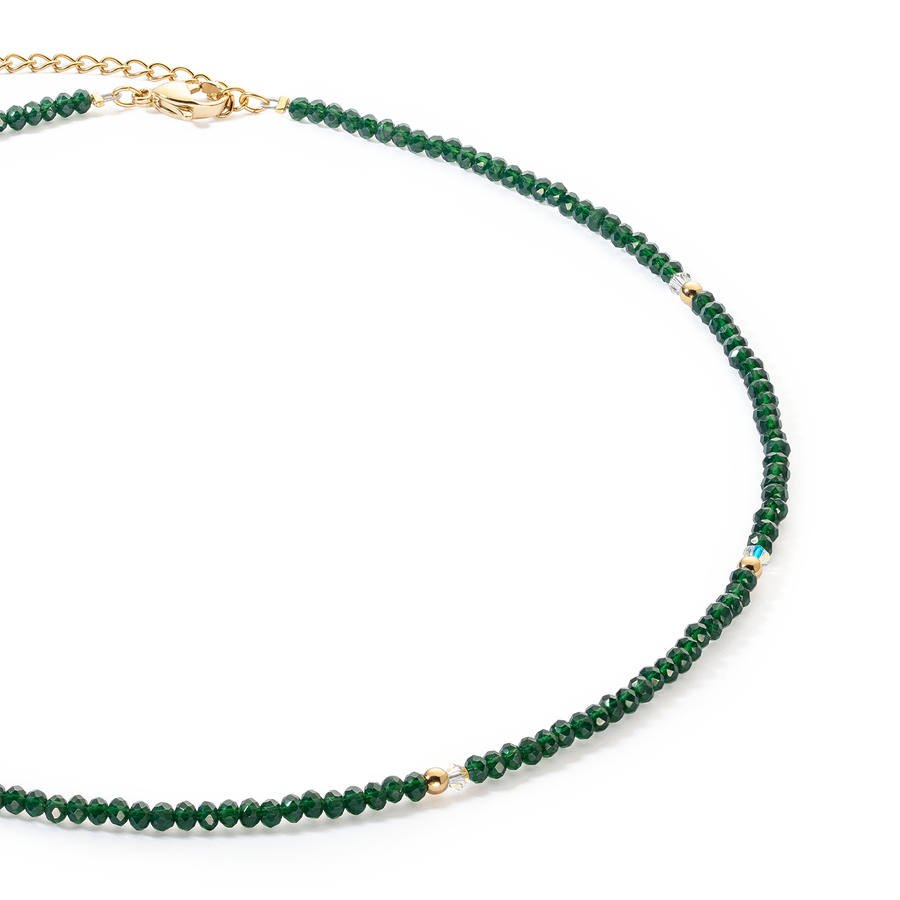 Collier Little Twinkle or-vert foncé