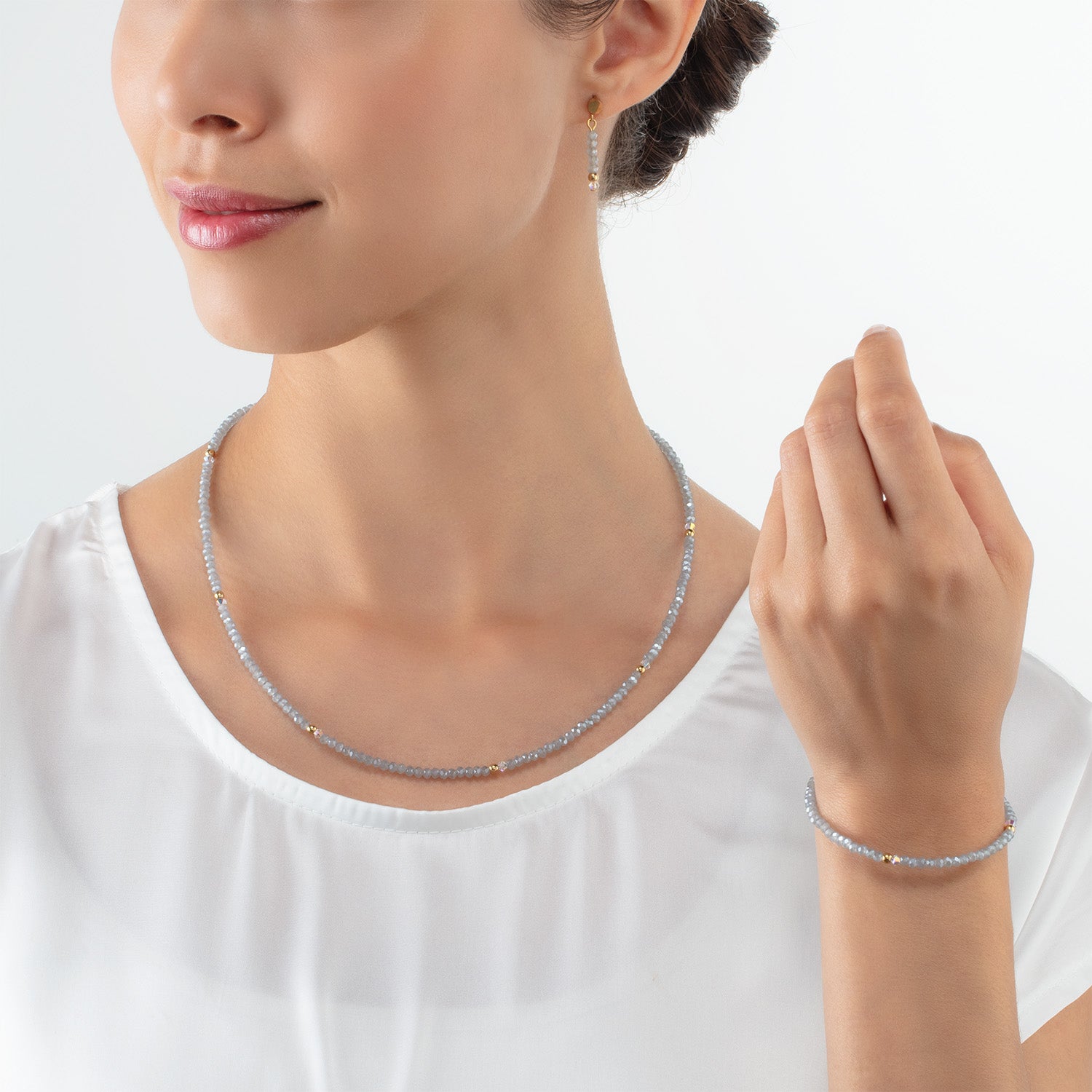 Bracelet Little Twinkle or-bleu glacé