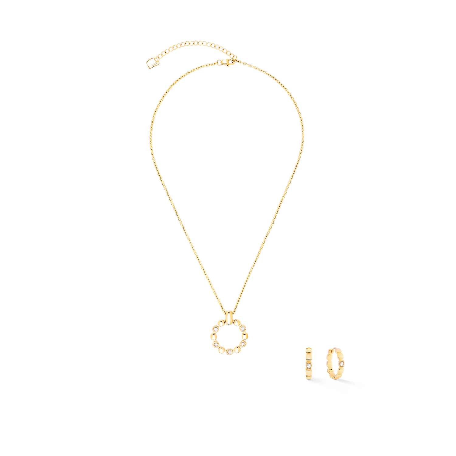 Collier Soft Cube Circle Glow or