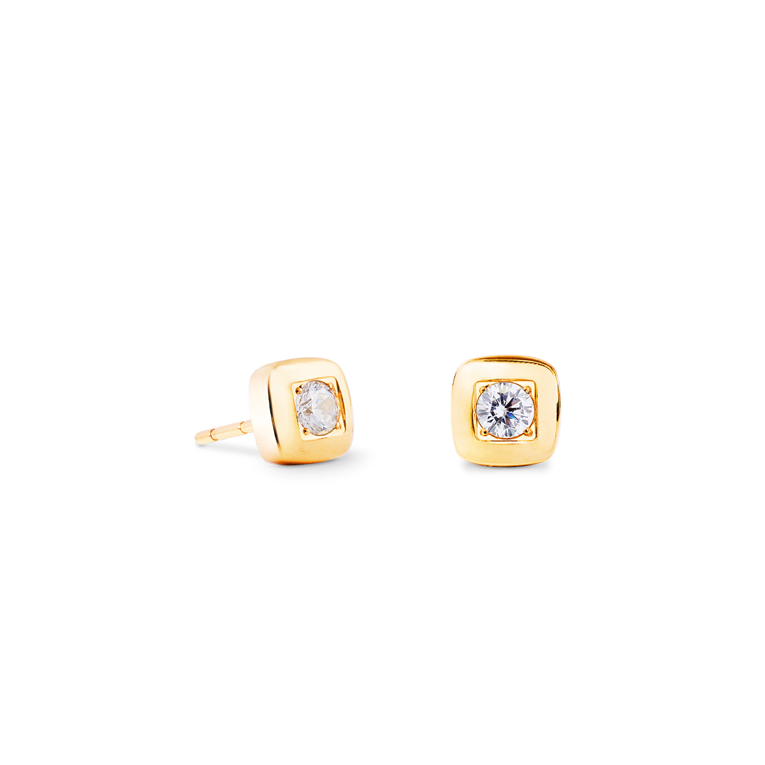 Clous d'oreilles Small Soft Cube Glow or