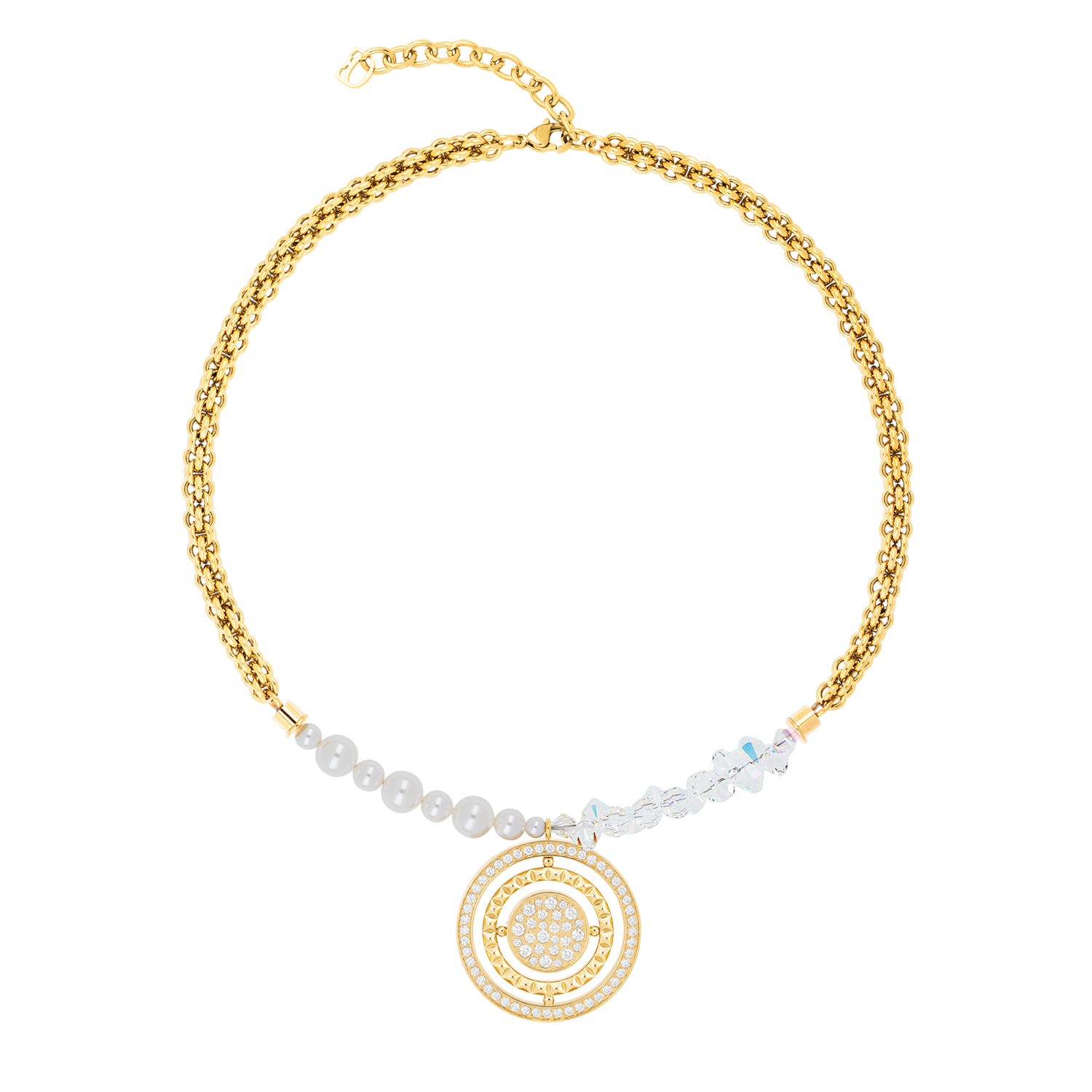 Collier Amulette Fusion Sparkle doré