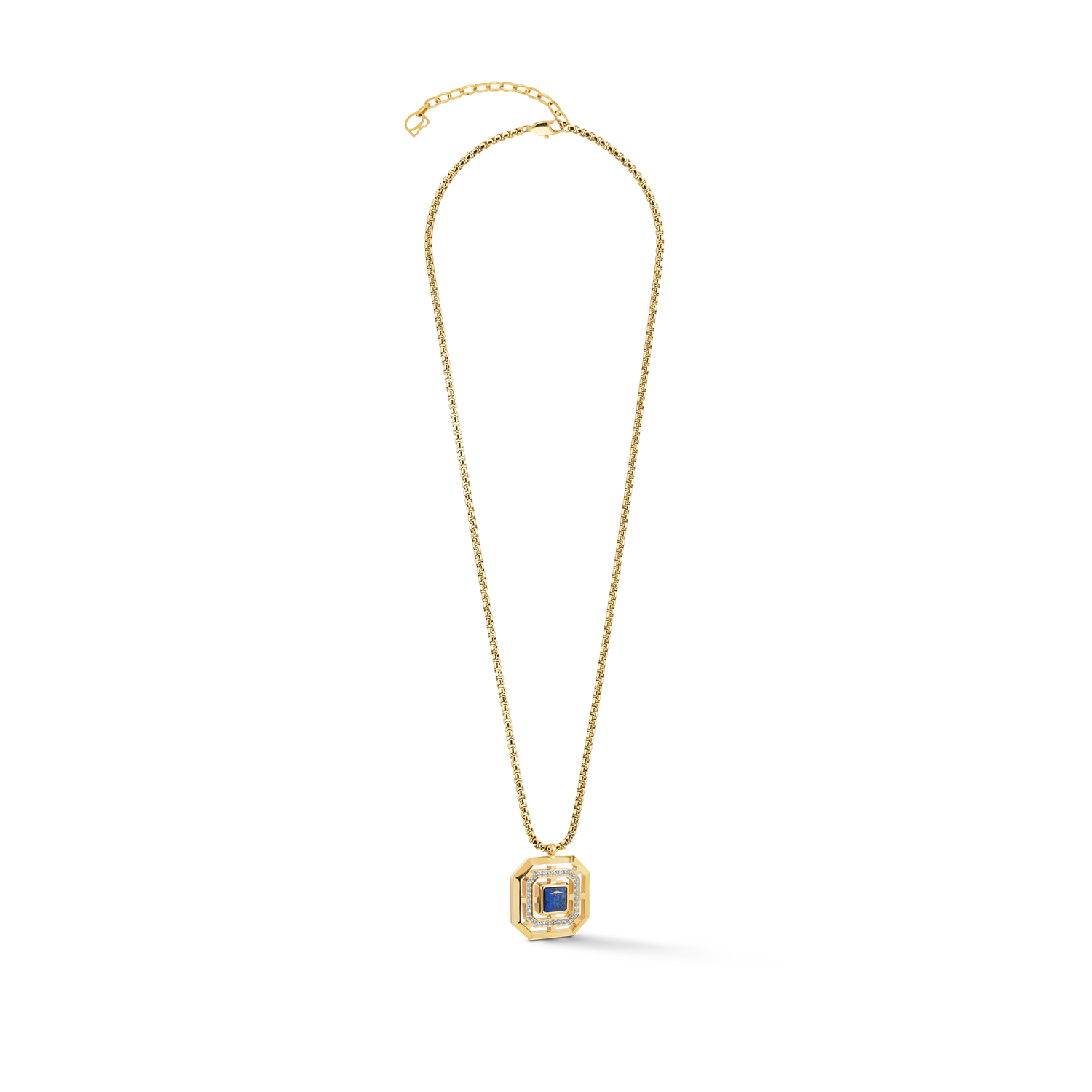 Collier Amulette Icon Frame Pure Lapis doré