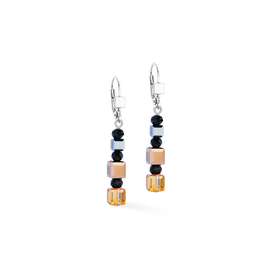 Boucles d'oreilles GeoCUBE® Precious Nature tricolor
