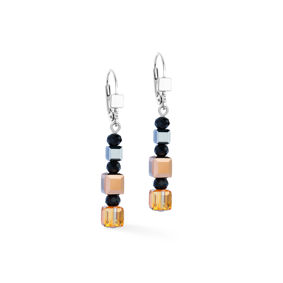 Boucles d'oreilles GeoCUBE® Precious Nature tricolor