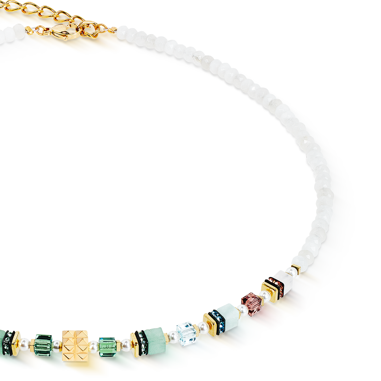 Collier Sparkling Princess Spikes or-Art Nouveau