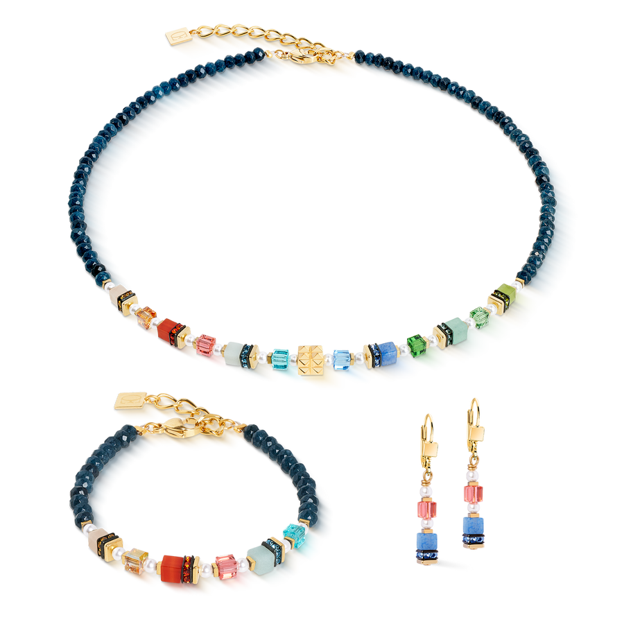 Boucles d'oreilles Sparkling Princess Spikes or-multicolore