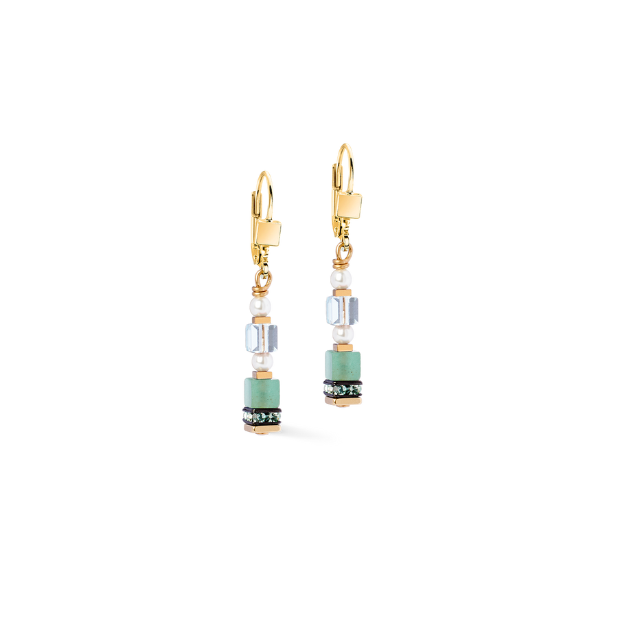 Boucles d'oreilles Sparkling Princess Spikes or-Art Nouveau