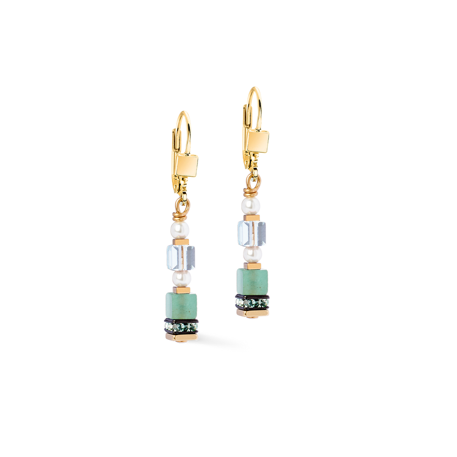 Boucles d'oreilles Sparkling Princess Spikes or-Art Nouveau