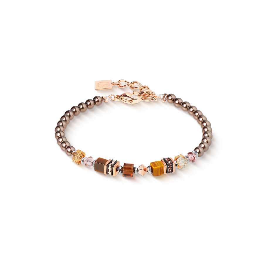 Bracelet Princess Earth Glow or rose-marron