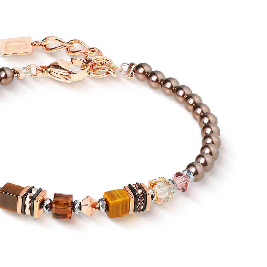 Bracelet Princess Earth Glow or rose-marron