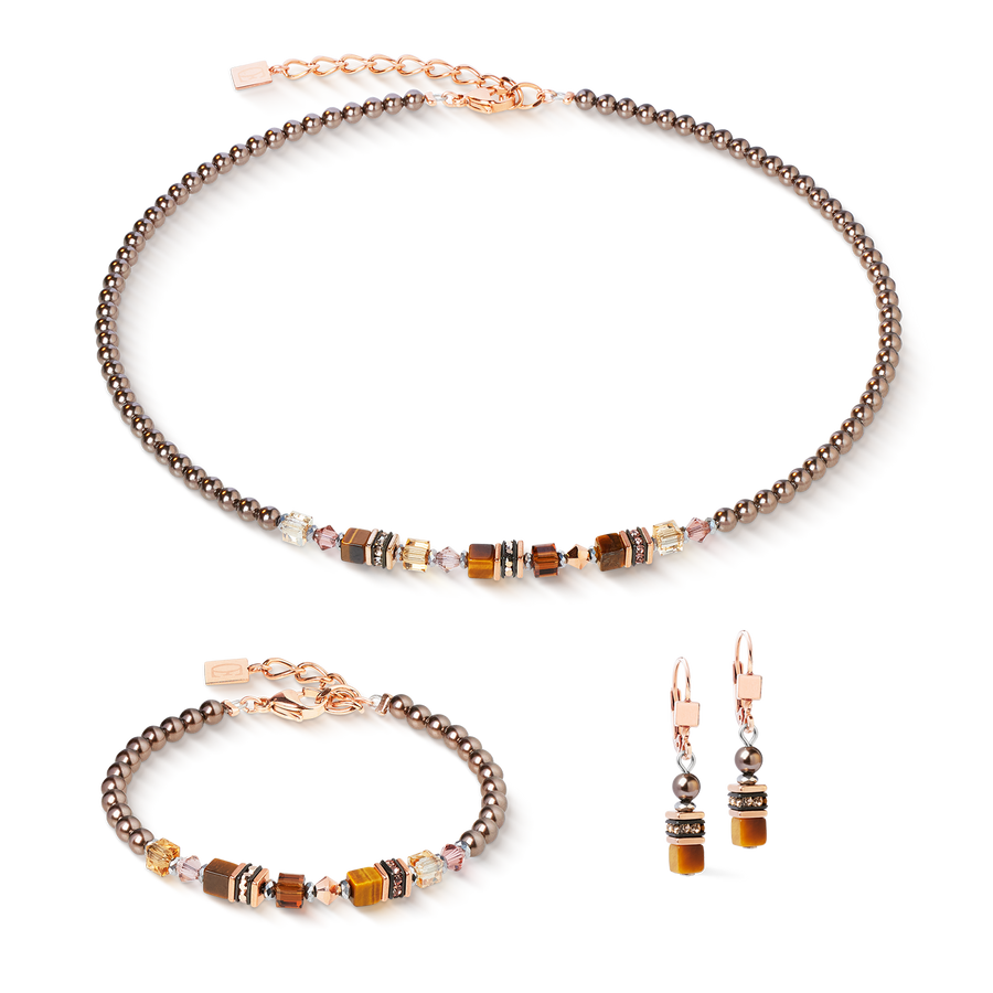 Bracelet Princess Earth Glow or rose-marron