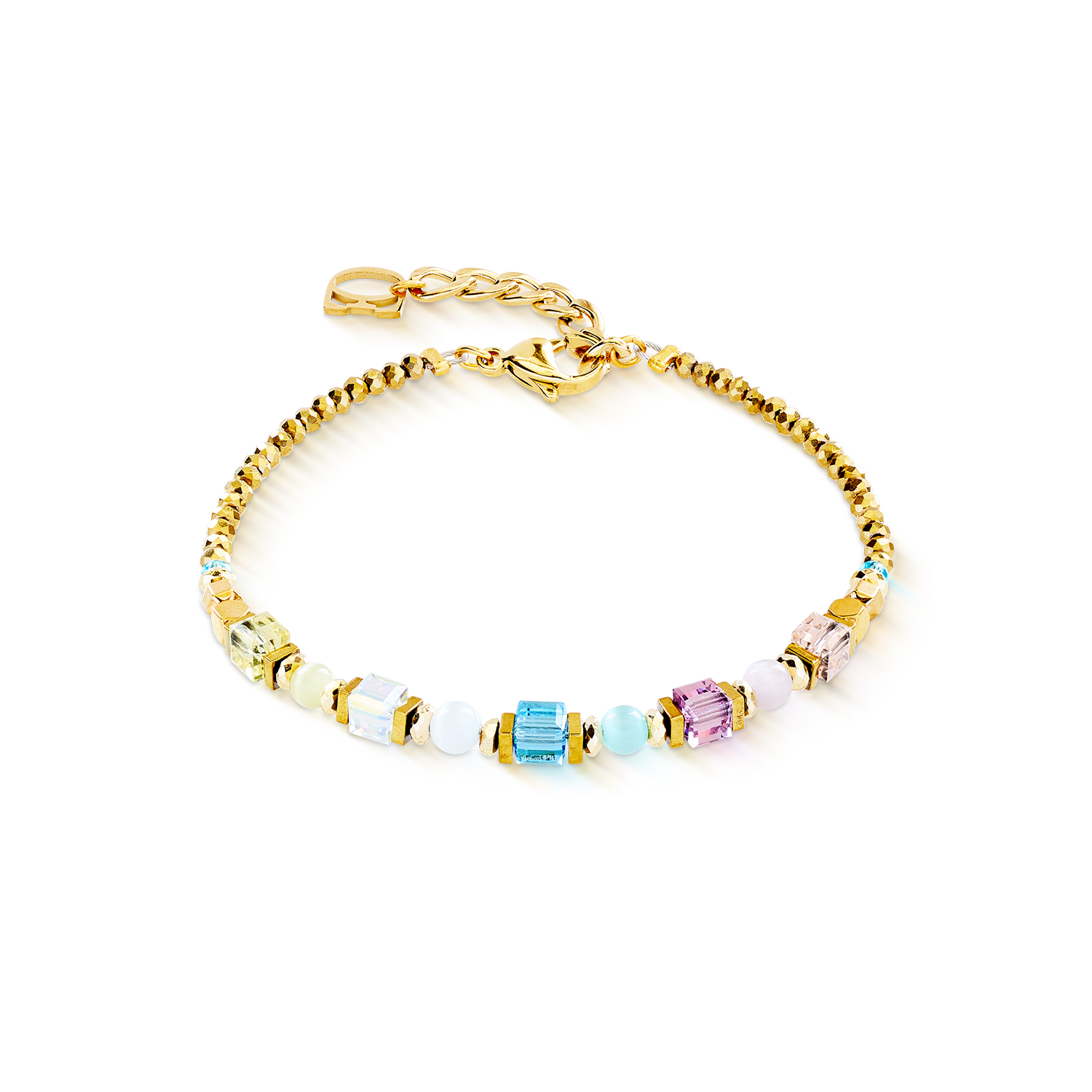 Bracelet Cube Aura pastel or