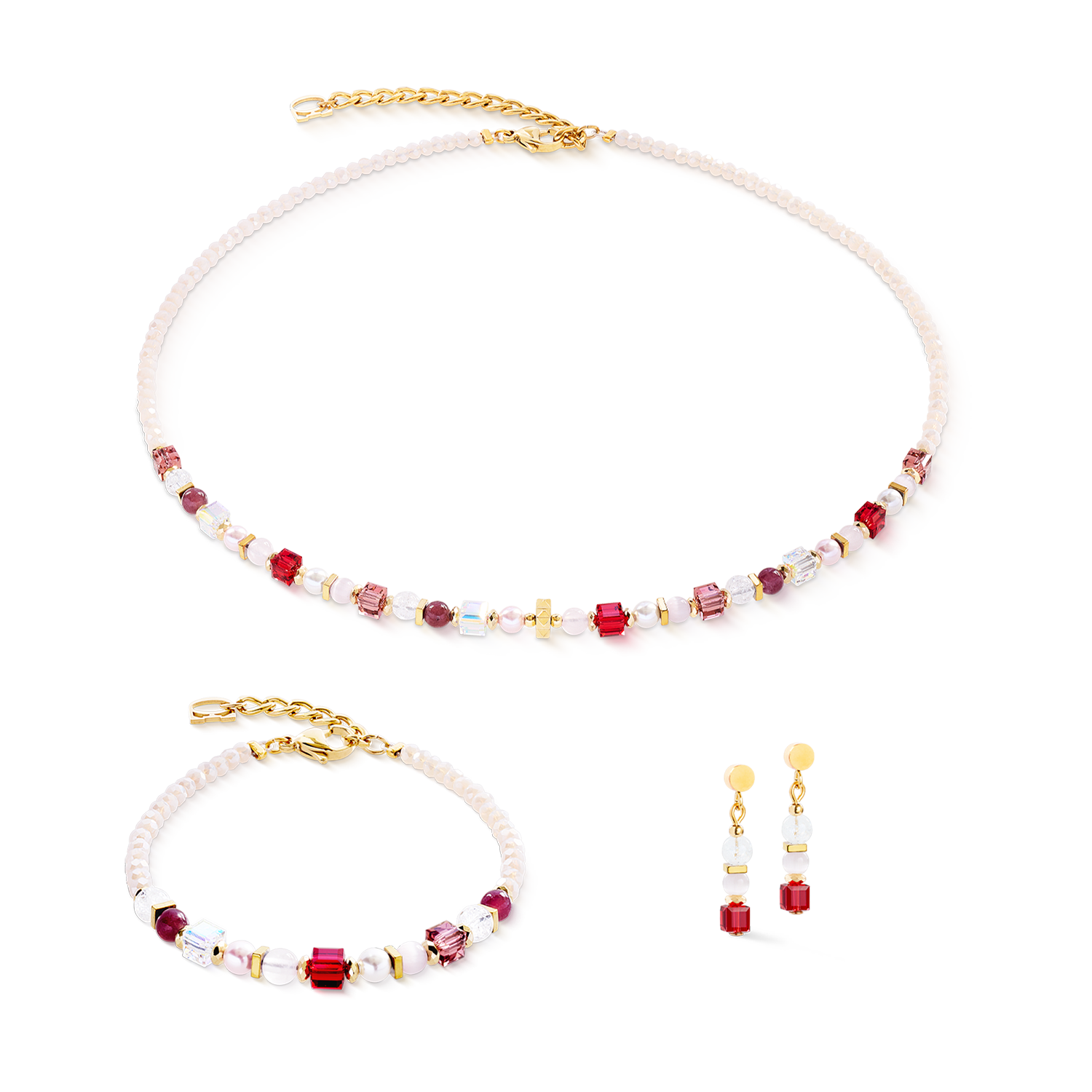 Collier Princess Mix rosé blush