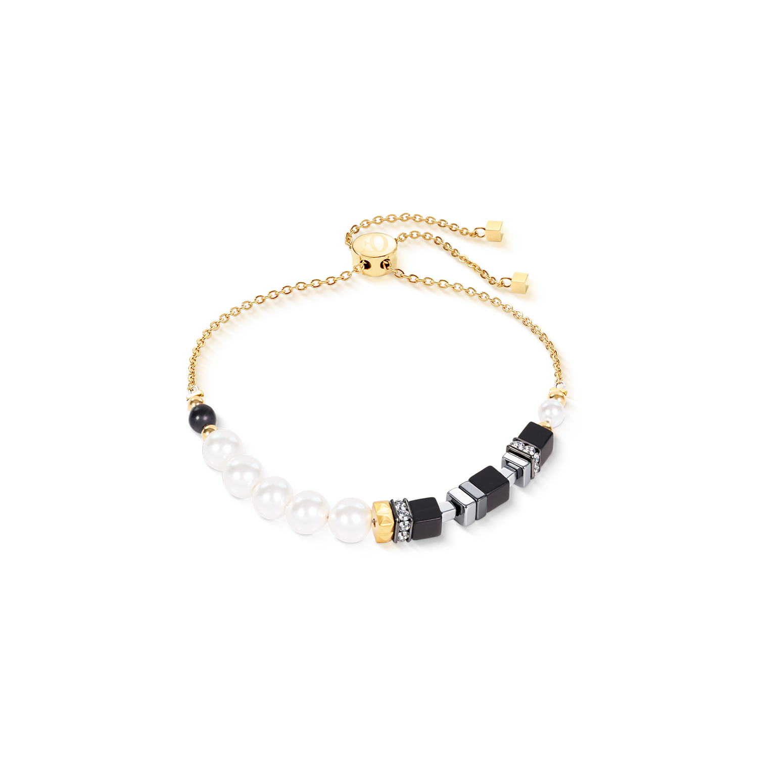 Bracelet Precious Fusion Offset Slider Onyx