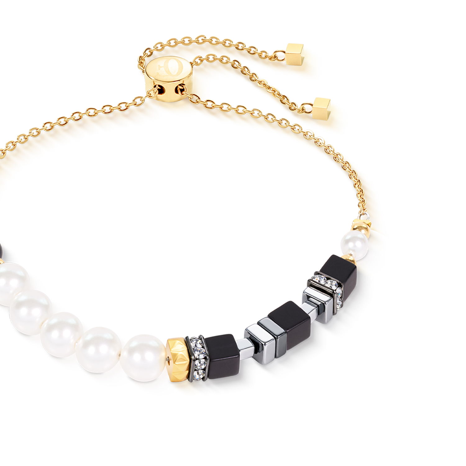 Bracelet Precious Fusion Offset Slider Onyx