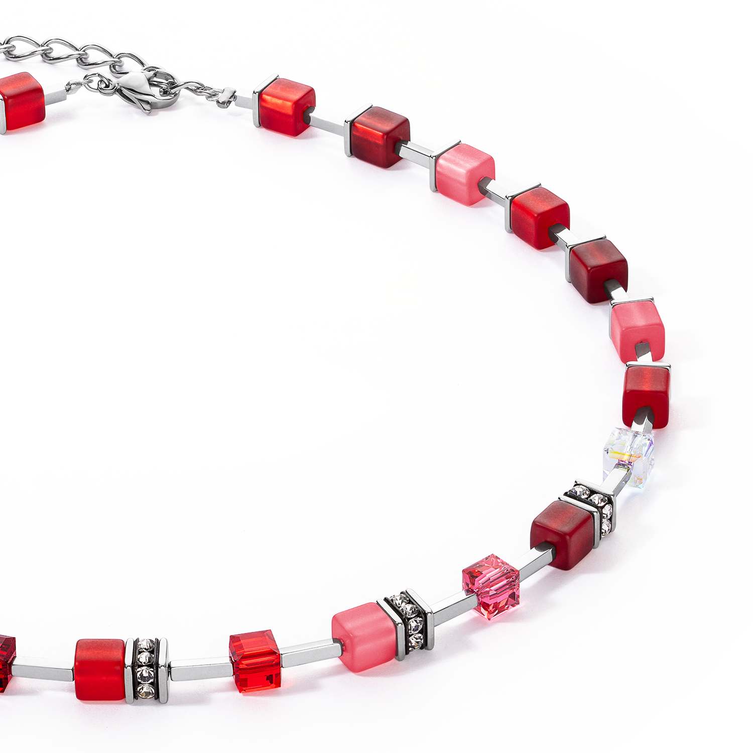 Collier GeoCUBE® Iconic Pure Rouge