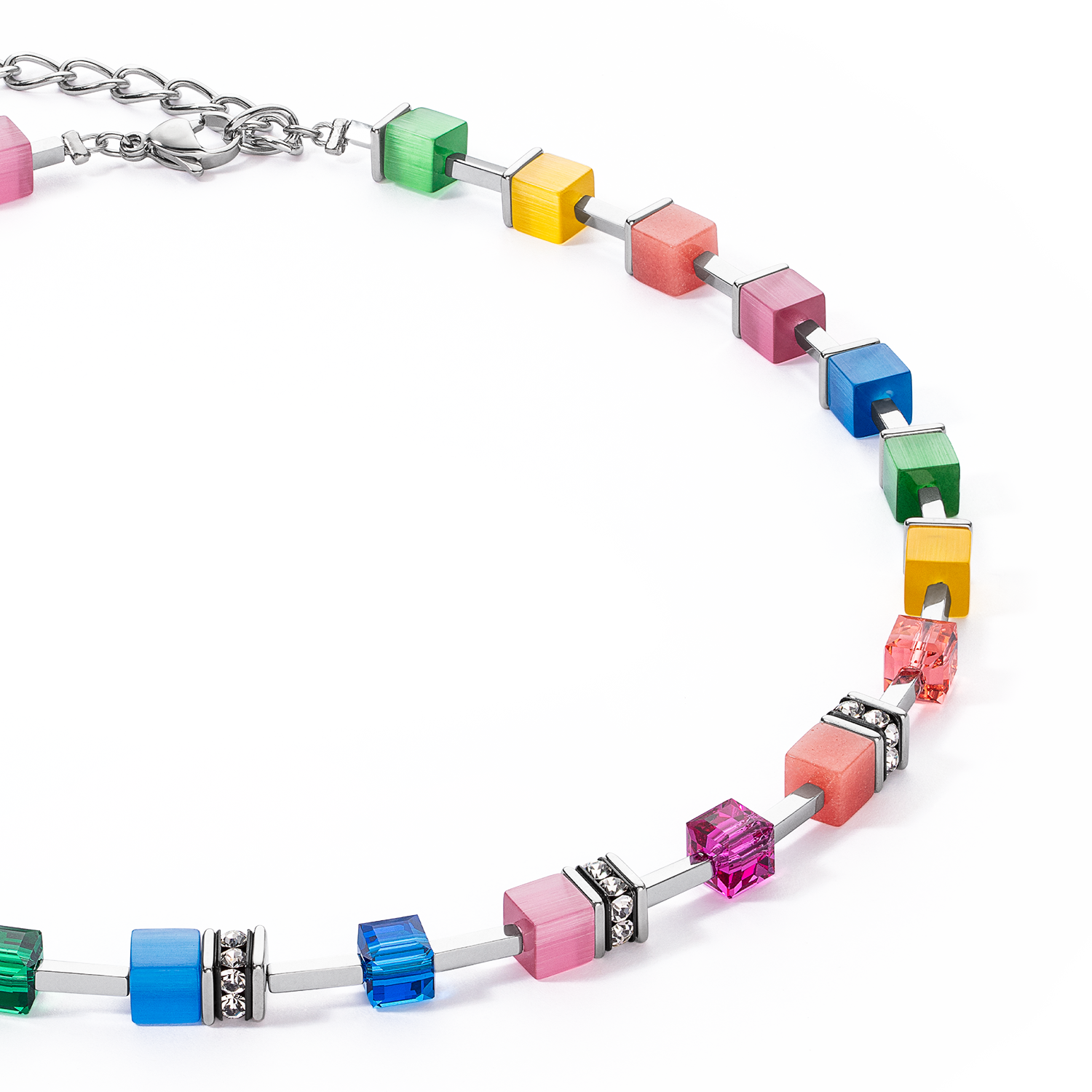 Collier GeoCUBE® Iconic Pure Rainbow