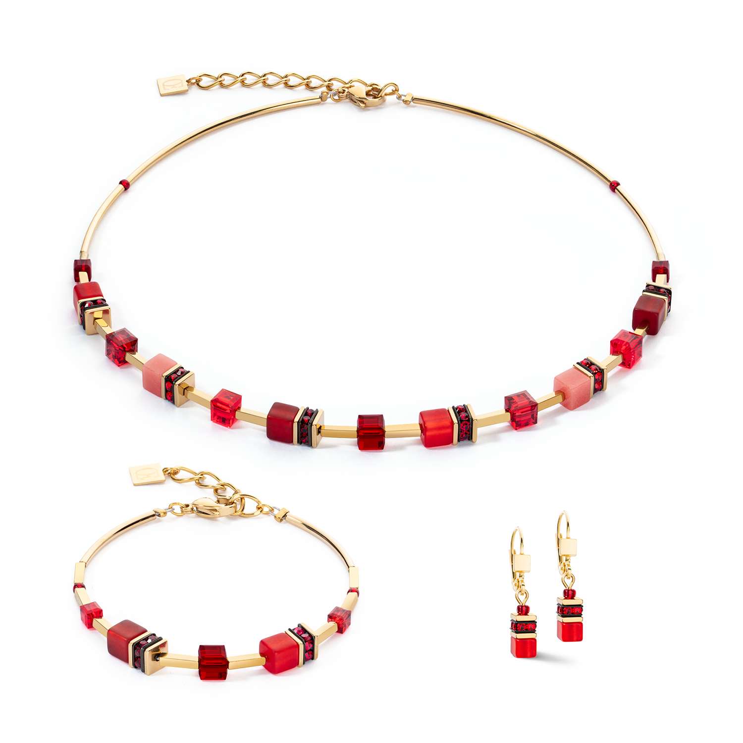Collier GeoCUBE® Iconic Lite Rouge