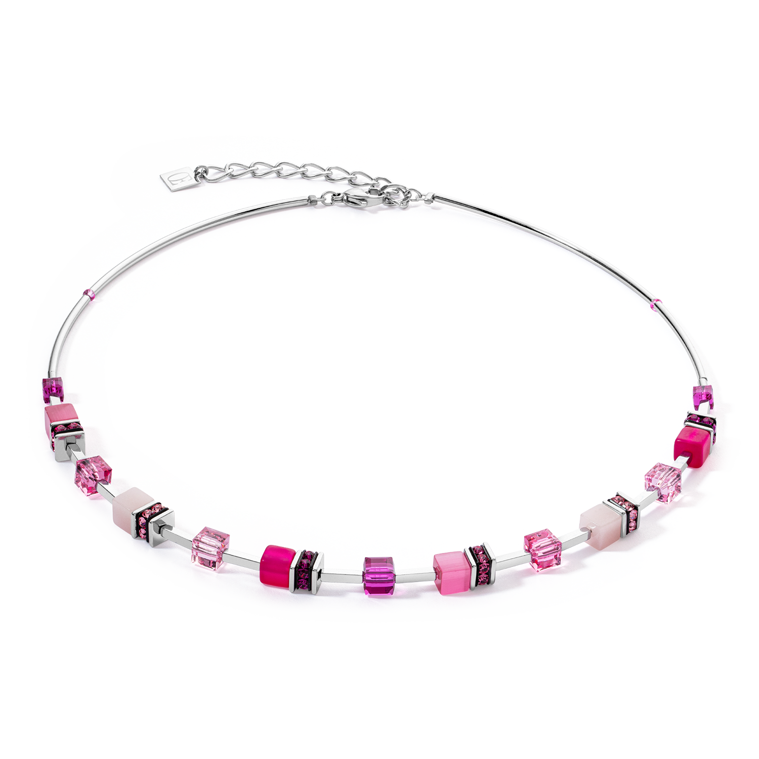 Collier GeoCUBE® Iconic Lite Magenta