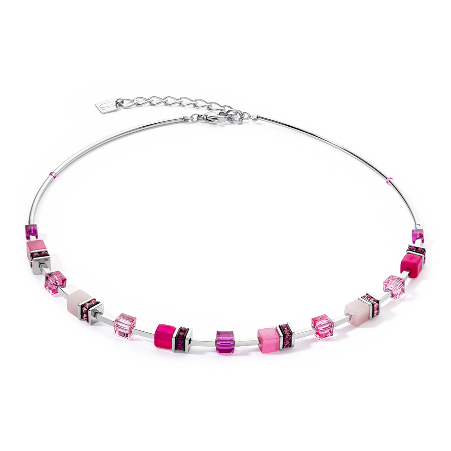 Collier GeoCUBE® Iconic Lite Magenta