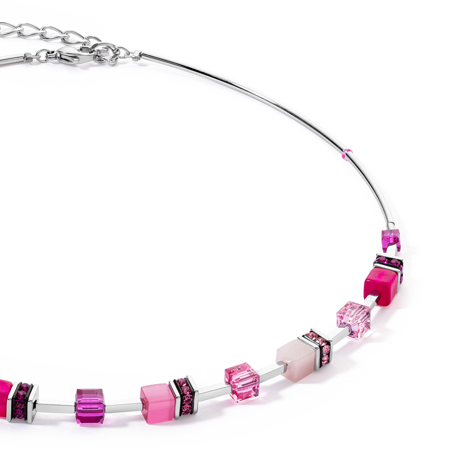 Collier GeoCUBE® Iconic Lite Magenta