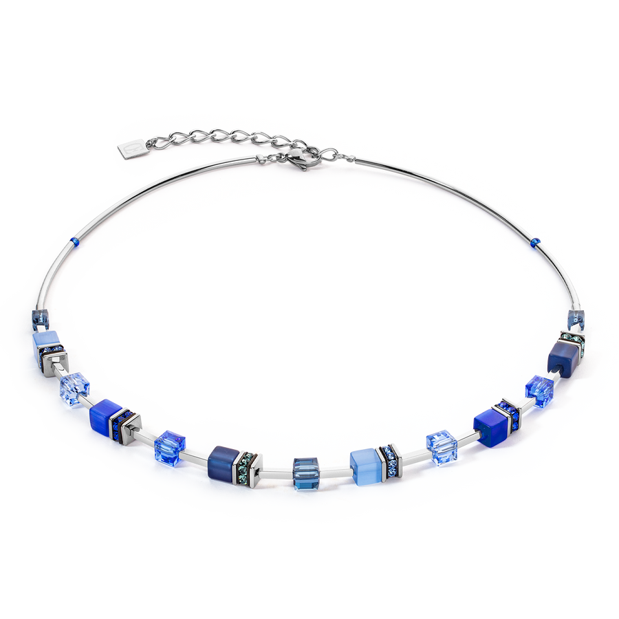 Collier GeoCUBE® Iconic Lite Bleu