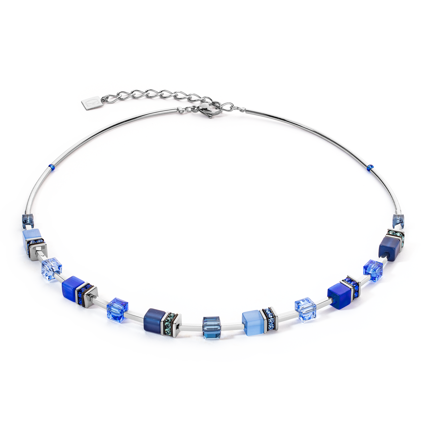 Collier GeoCUBE® Iconic Lite Bleu